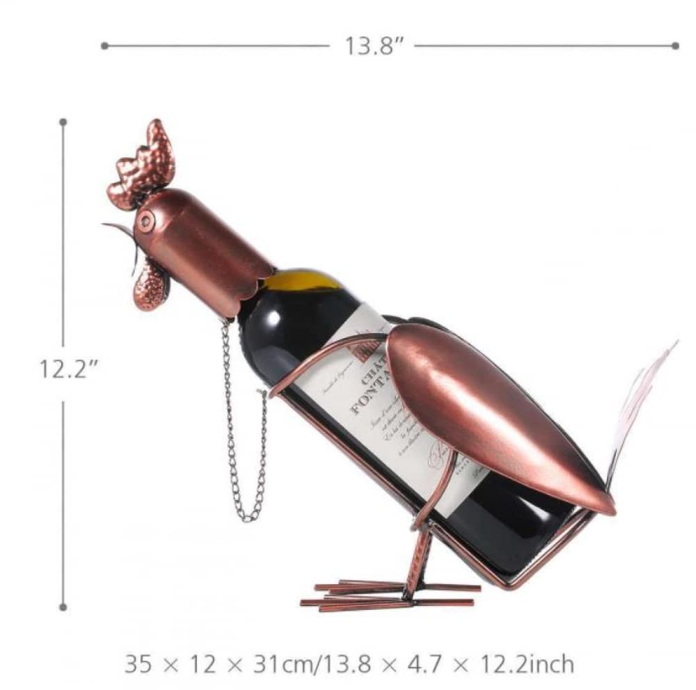 Portabottiglie in metallo creativo da tavolo in ferro robusto espositore fatto a mano scaffale per vino decorazione regalo artigianale