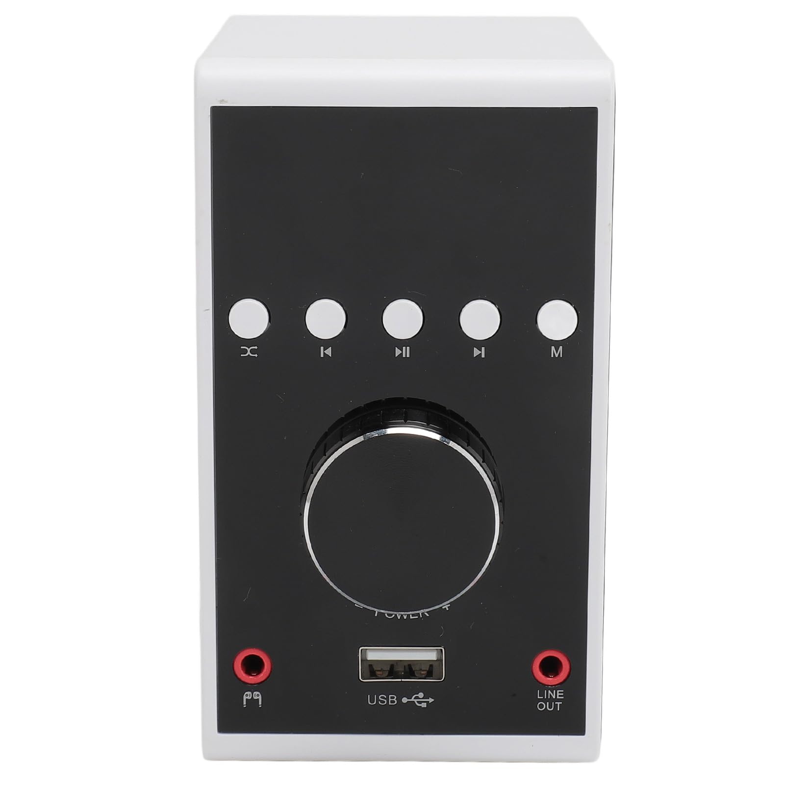 Digitaler Stereoverstärker mit Optischem, Koaxialem und USB-Eingang für Fernseher, Computer, Kabelloser Hi-Fi-Audioempfänger (Black)