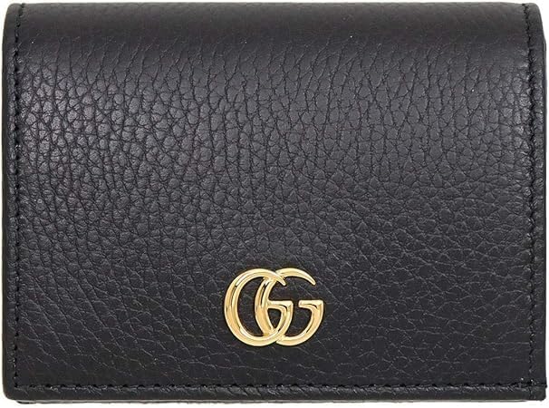 GUCCI グッチ 二つ折り財布 マーモント ブラック GUCCI グッチ 二つ折り財布 マーモント ブラック