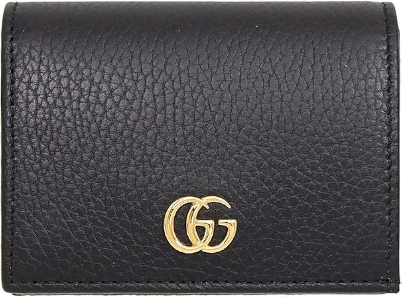 【極美品】✨グッチ 二つ折り財布 GGマーモント レザー 黒 456126 ミニ 楽天市場】グッチ GUCCI 財布 二つ折り財布 456126 CAO0G