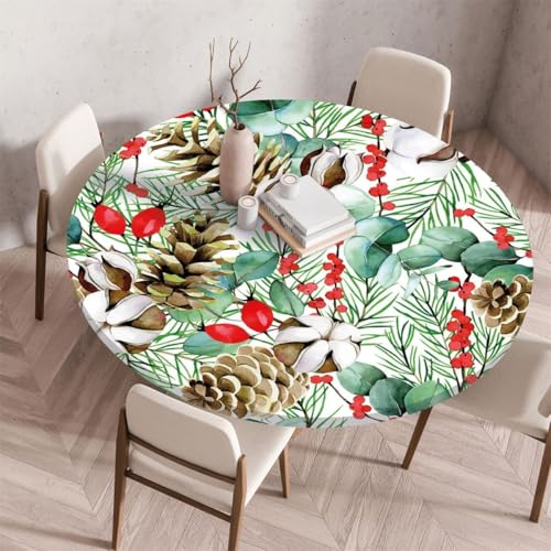 Nappe de jardin ronde 80cm élastique nappe table extérieur imperméable plante - 2