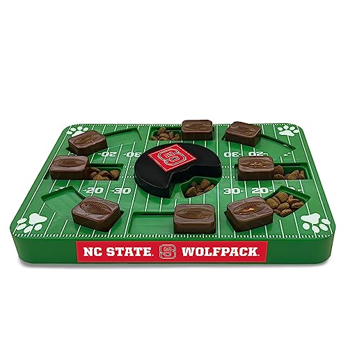 Pets First NCAA North Carolina Tarheels State Puzzle Toy, Puzzle Treat Dog Toy, Interactive Dog Treat Toy, Dog Puzzle Feeding Slow Toy