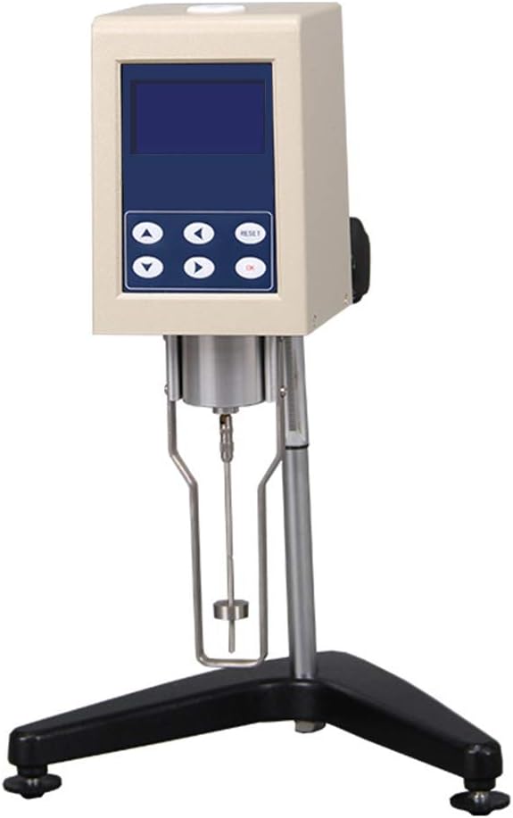 Wellish Rotary Viscometer 15-2000000 mPa.s Digital Rotary Viscometer NDJ-8S Viscosity Meter Tester LCD Display Fluidimeter Tester Meter with Adjustable Speed Lab Viscometer