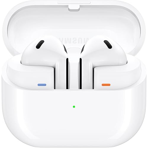 SAMSUNG Galaxy Buds 3 AI True Wireless Bluetooth Earbuds, Sound Optimization, Real-Time Interpreter, Noise Cancelling, Redesigned Fit, Touch Control, Latin American Version (White)
