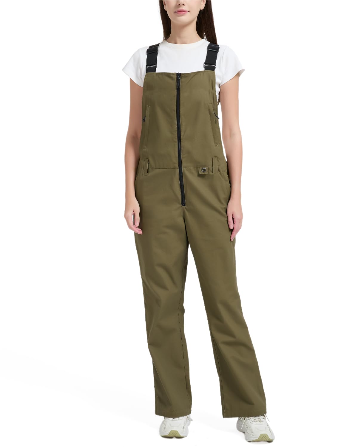 Women's Comfort Fit Tough Flex Canvas Work Bib Overalls