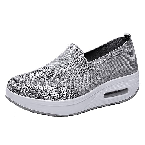 Women Orthopedic Air Cushion Walking Shoes Slip-On Platform...