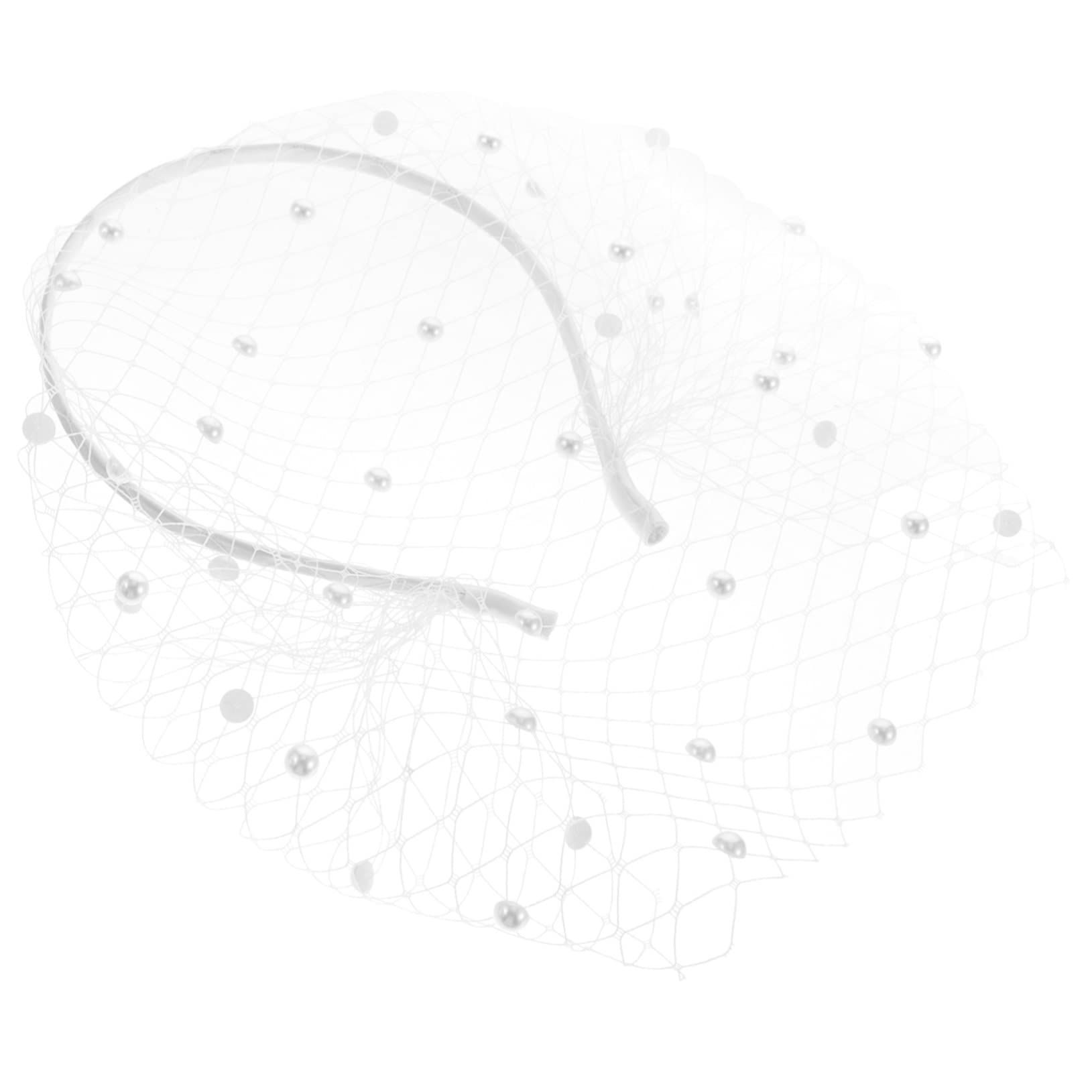 LIFKOME 5 Piezas velo de novia diademas accesorios para el cabello de baile tocado de boda para novia velo para la cara velo de niñas velo con diadema de malla diadema nupcial Metal
