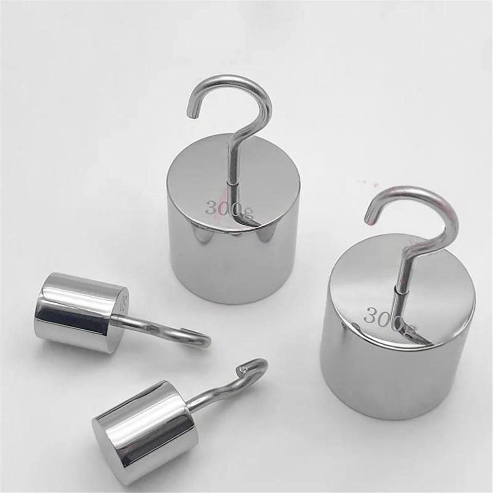 M1 Einzelhakengewicht 10g-2kg Standard-Gegengewicht Edelstahl-Waage mit Haken(1kg)