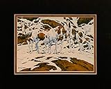 Bev Doolittle Pintos Double Matted Art Print