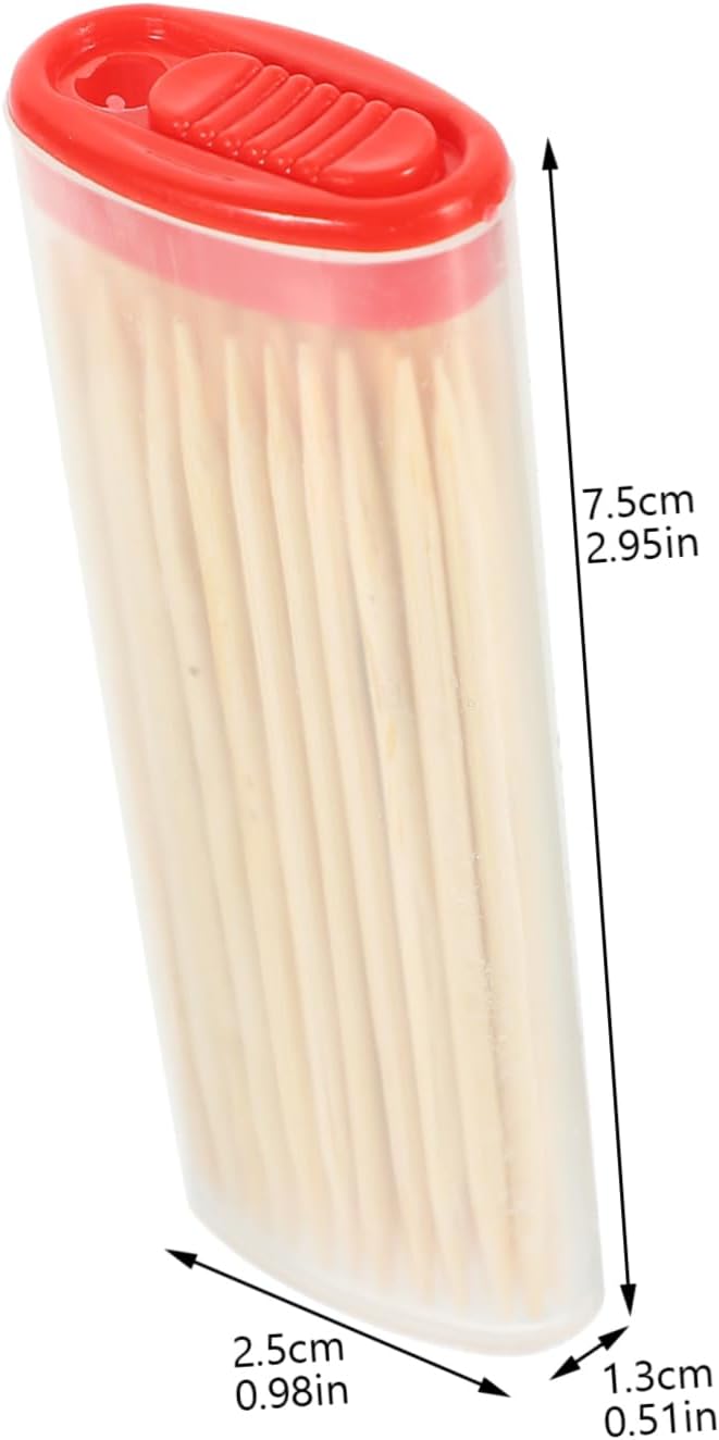 Multi-function Fruit Picks Bamboo Tooth Picks Flat Skewers for Cheese Meat Fruit and Sandwiches for Parties