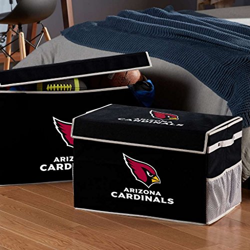 NFL Arizona Cardinals NFL Team Licensed Collapsible Storage Footlocker Bin Smallnfl Team Licensed Collapsible Storage Footlocker Bin Black, Small - image 5