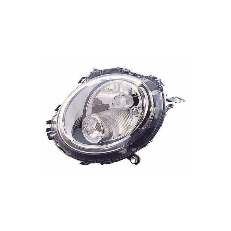 Phare avant gauche H4 Repiauto pour optique de phare Mini One Cooper R56 blanc