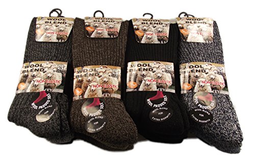 Sockstack 6 PAIA DI uomo non Elastico lana