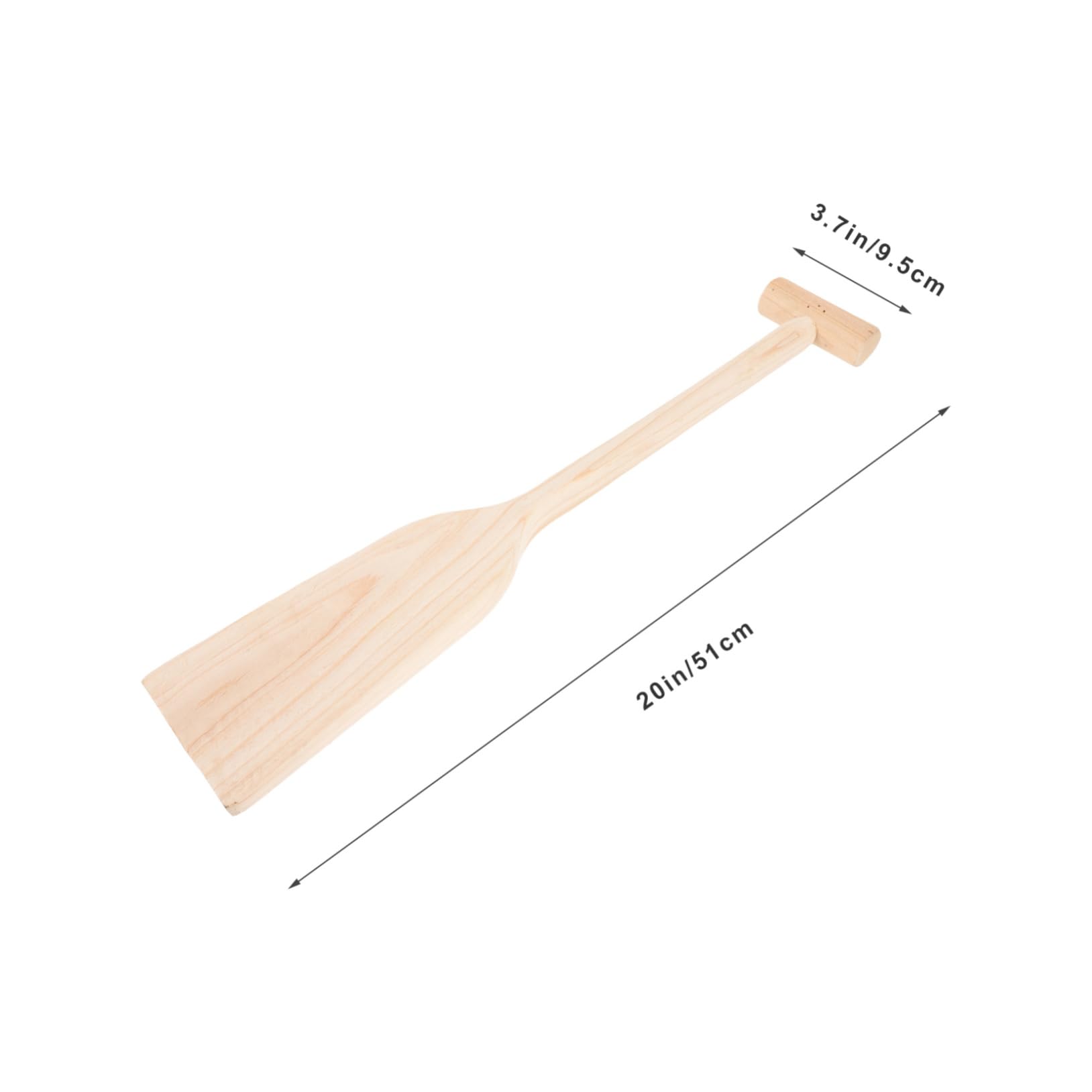 Leichtes Holzpaddel Praktisches Paddles für Boot mit Ergonomischem Design und Verstärkten Verbindungen zum Paddeln Fluss und Wasser