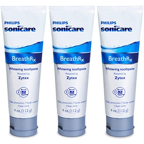 Breathrx Whitening Toothpaste, 4-Ounce Tubes. Family Size (Pack Of 3) #TOP1