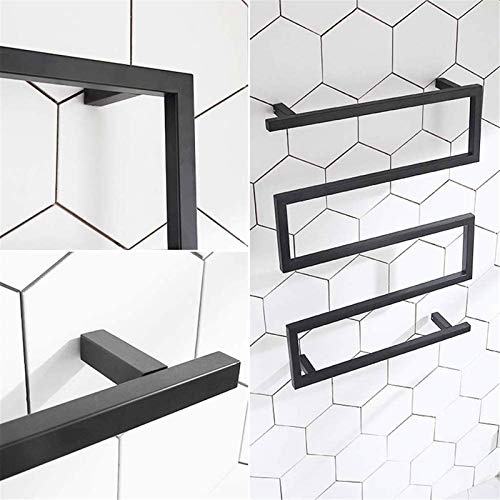 Sèche-serviettes mural chrome en acier inoxydable haut de gamme - 5