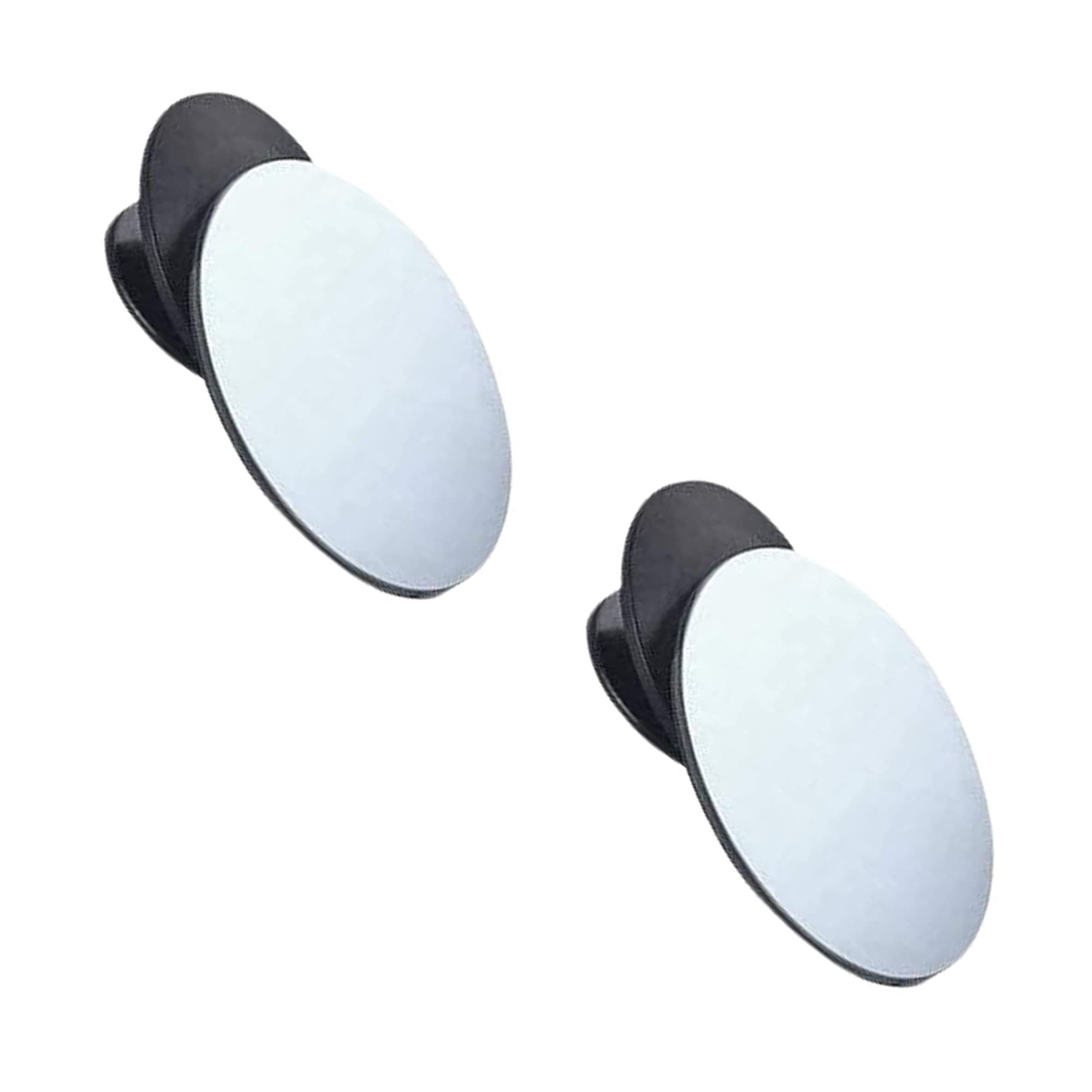 SulfarBlind Spot Mirror, 360 Degreerotatable Waterproof Convex Rear View Mirror Adjustable Wing Mirror Blindspot Side Mirrors For Car, Suv, Truck 2 Pack, Black, Carmirr01