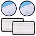 HALIEVE 2 Stück Filter Set für Rowenta RO3718EA, RO3724EA, RO3731EA RO3753EA RO3786EA RO3798EA Staubsauger, HEPA Abluftfilter Vormotorfilter, Ersetzt ZR005901