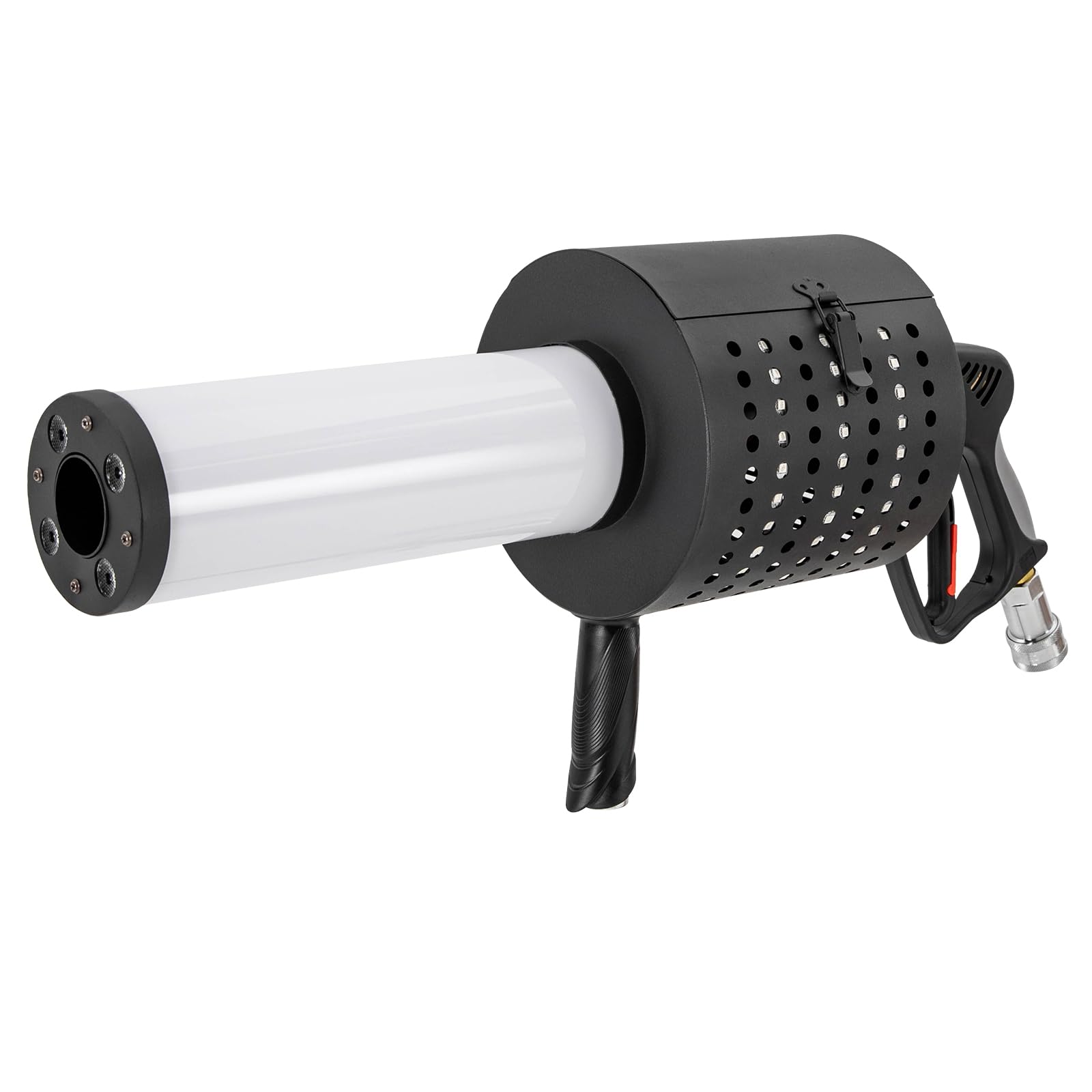 CO2-Handnebelmaschine Konfetti Maschine Nebelmaschine LED Hand Jet Gun Shooter Kanone, für Party Hochzeit Bühne Konzerte Theater