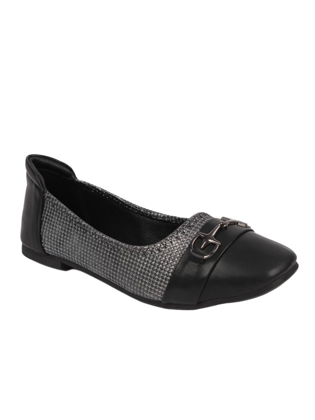 Women's Textured Loafer-Style Horsebit Ballerinas-image-33
