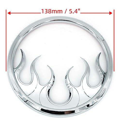 Cubiertas cromadas para parlantes frontales de moto miniatura 4