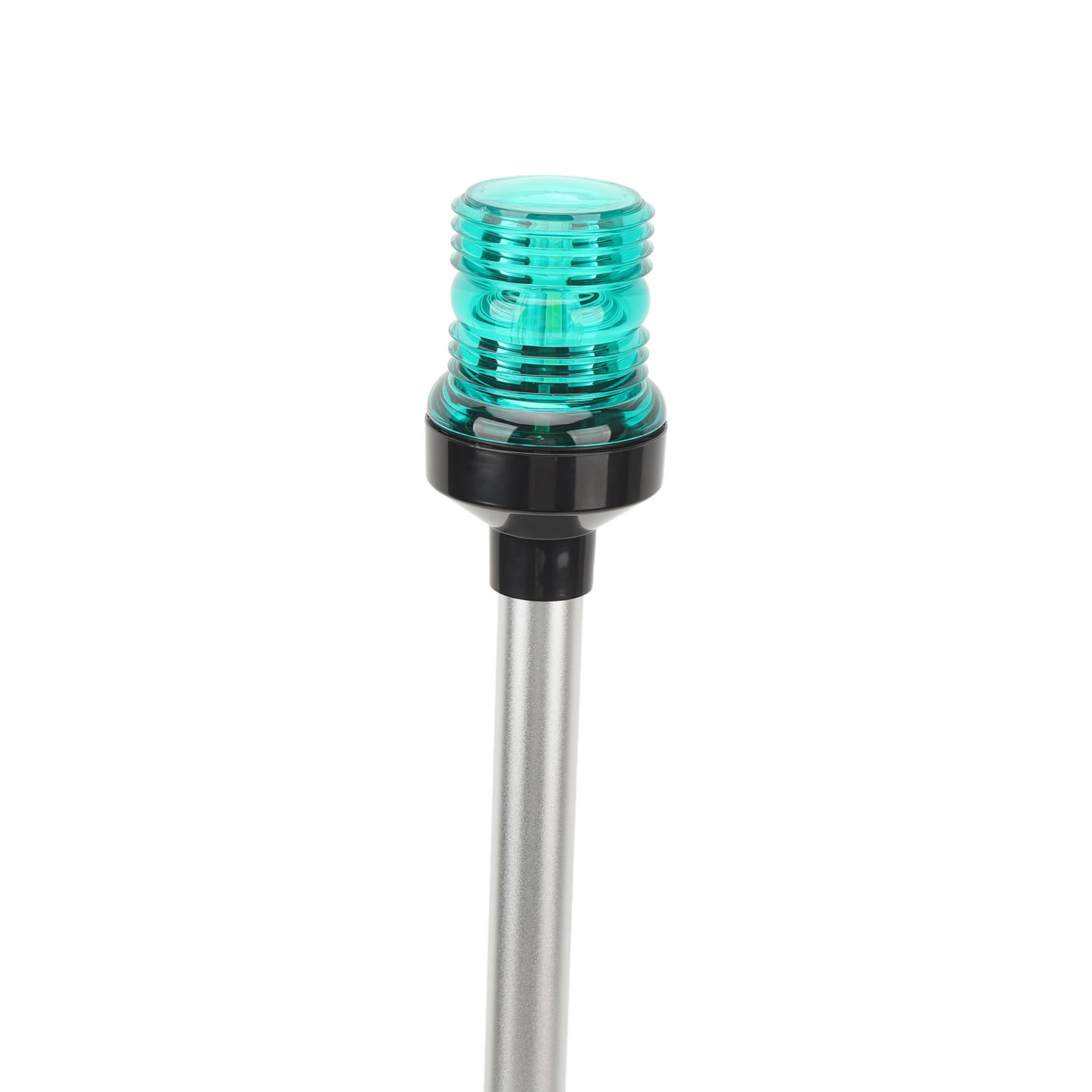 Luce Marina per Palo di Poppa a LED Stabile Base in Acciaio Inossidabile 316 Luce di Navigazione per Barca per Yacht da Pesca 24 "33 LED (verde)