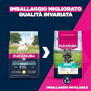 EUKANUBA Cibo secco per Cani con pollo fresco per razze di taglia piccola - Alimento secco premium per Cani adulti, 3 kg