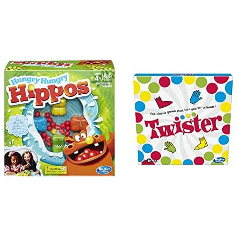 Hasbro Elefun and Friends Hippos and Twister Game Cover
