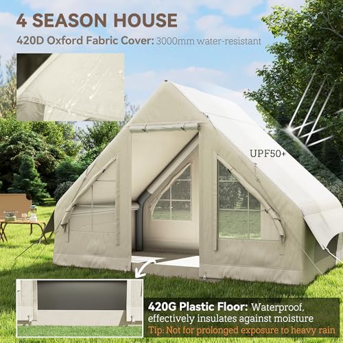 Carpa Inflable para Camping 4 Temporadas, 3-4 Personas miniatura 4