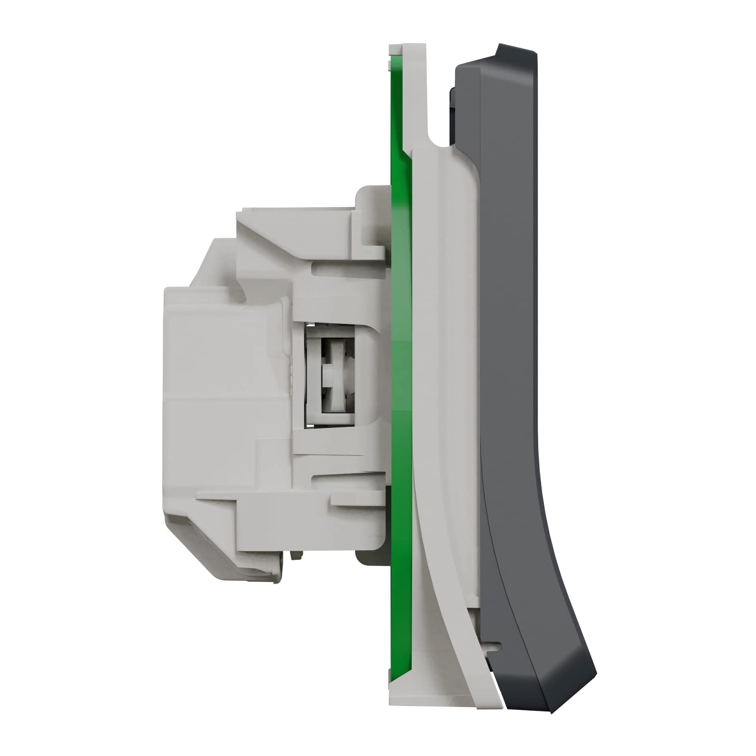 Schneider Electric Mureva Styl – Doppia Presa Elettrica Esterna, 2P+T, 16A, IP55, Precablata, Collegamento Rapido, Bianco