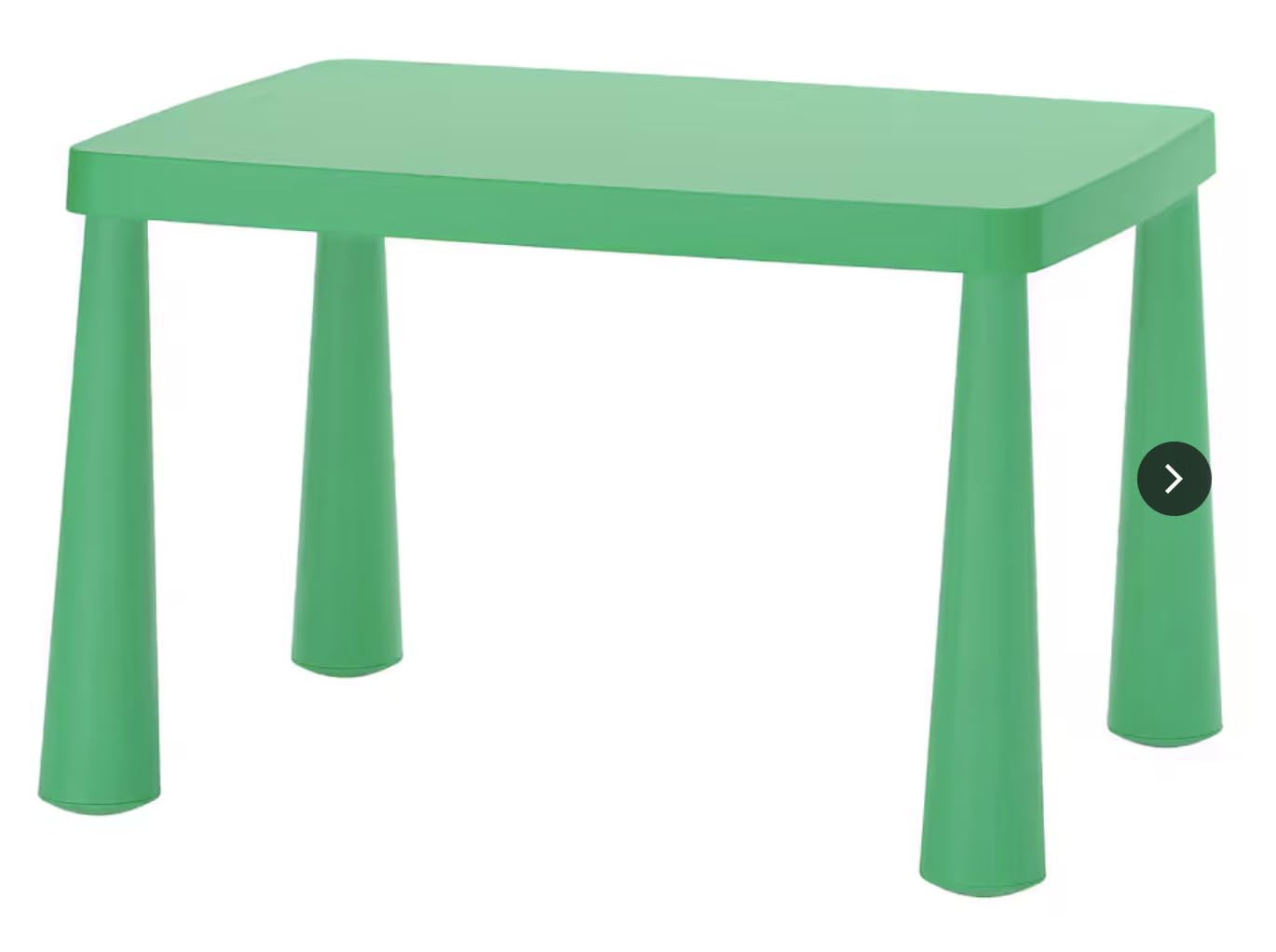1CLIQKART Mammut Children's Table, in/Outdoor/Bright Green, 77x55 cm (30 3/8x21 5/8 ")-image-6