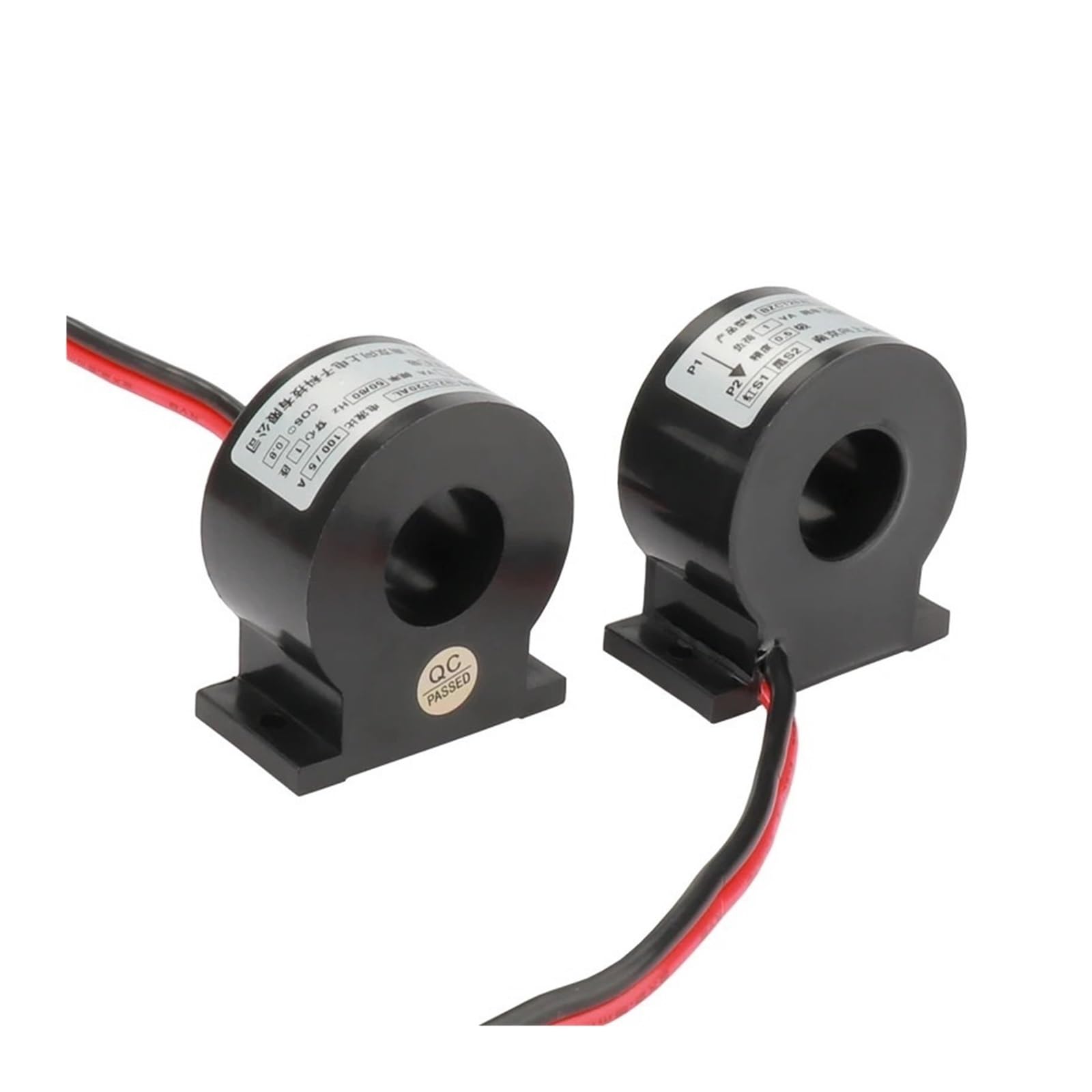 LZIKKGKI 1pcs Standard Current Transformer AC 30A 50A 60A 75A100A 150A 200A 5A BZCT20AL(BZCT20AL 30A-5A)