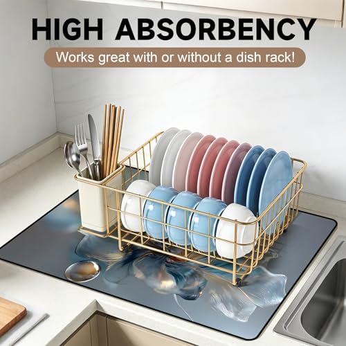 Image of Stove Guard Mat for Electric Stoves -Heat-Resistant Protector, Non-Slip Kitchen Counter Mat Stylish Kitchen Decor (Flower C)