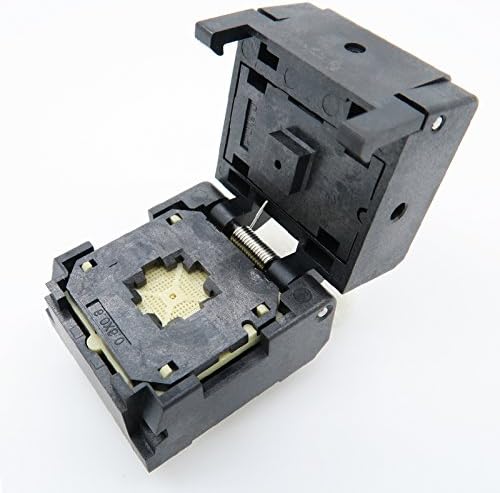 ALLSOCKET QFN48(6x6)-0.4 Burn in Socket QFN48 MLF48 WLCSP48 Package Testing Adapter, 0.4mm Pitch IC Size 6x6mm NP506-048-002-SC-G QFN IC MCU Programming Socket Burn-in(Clamshell, 0.4mm)