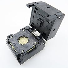 QFN486x6-0.4 Burn in Socket QFN48 MLF48 WLCSP48 Package Testing Adapter, 0.4mm Pitch IC Size 6x6mm NP506-048-002-SC-G QFN IC MCU Programming Socket Burn-inClamshell, 0.4mm