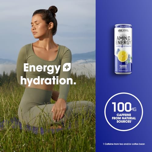 Optimum Nutrition 1086142 Amino Energy Sparkling Hydration Drink, Electrolytes, Caffeine, Amino Acids, Bcaas, Sugar Free thumb #3