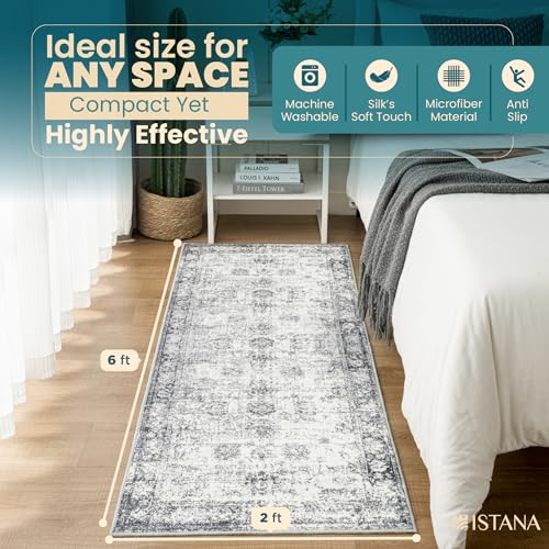 Istana R04-2X6-N Hallway Runner Rug 2X6 thumb #4