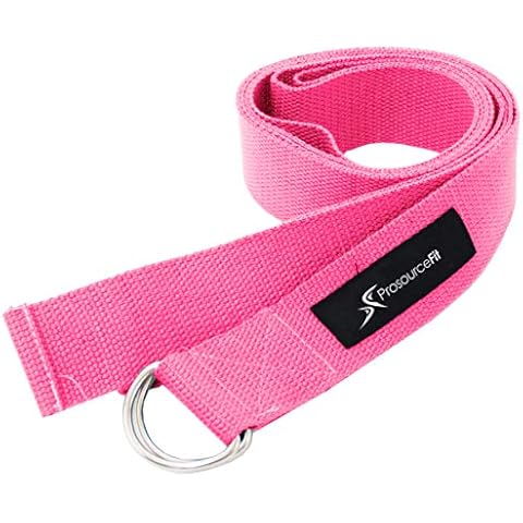 ProsourceFit 8' Cotton D-Ring Yoga Strap Cover