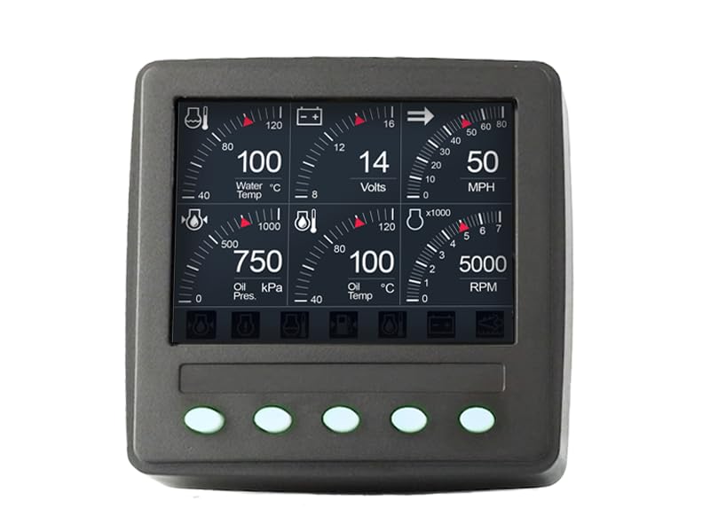 C3i – 3.5″ CAN Bus Display with Color LCD (70032) - J1939/T4 Software