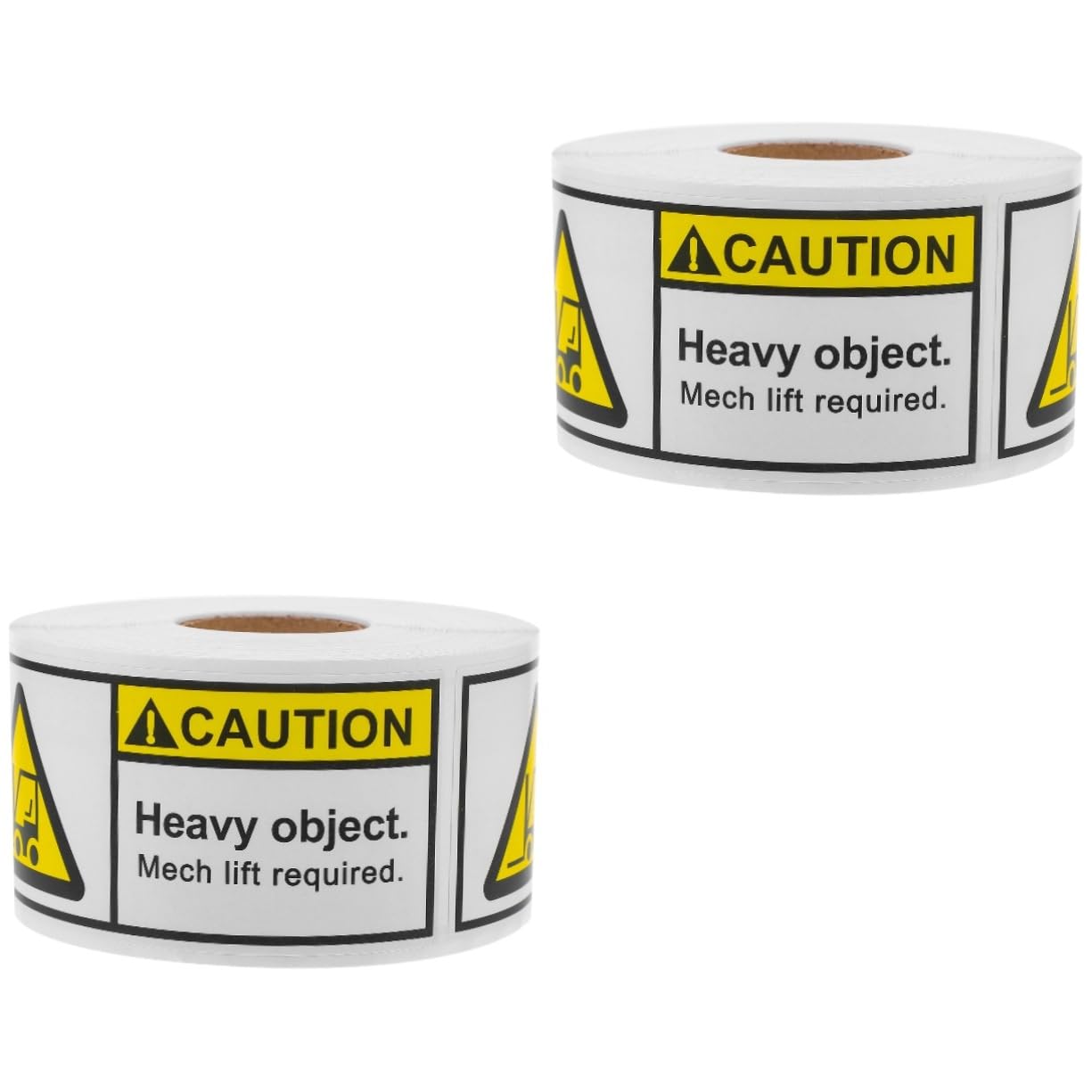 2rollen Roll Verpackungsetiketten Caution Heavy Labels Aufkleber Für Umzüge Lager Und Versand Große Haftetiketten Für Übergewicht Selbstklebend