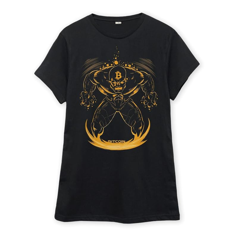 Bitcoin Crypto Anime Style Women T-Shirt - Image 3