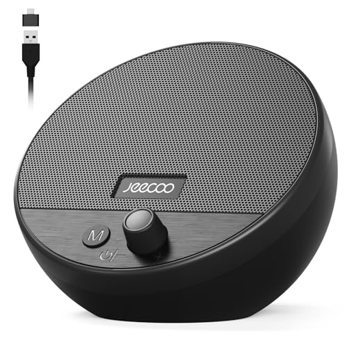 Jeecoo A10 USB Plug-N-Play Laptop Speakers Computer Speakers with Small & Portable, Easy-Access...