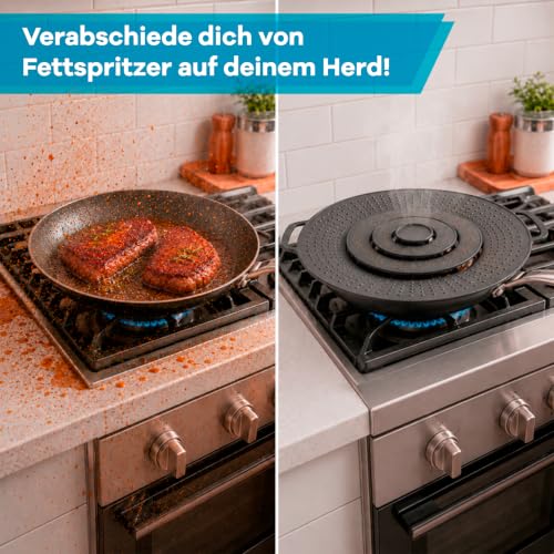 Netrox Überkochschutz und Pfannen Spritzschutz aus Silikon – Ansicht 5