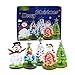 BTSEURY Arbre de noël en Croissance Magique, nouveauté Bricolage Arbre de noël Magique Arbre en Papier Fleur Science Jouets éducatifs pour Les Enfants
