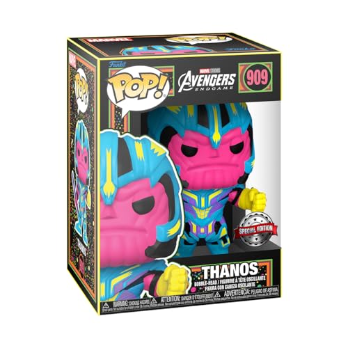 Funko Pop! & Tee: Marvel, Thanos, (BKLT), Large, (L), Marvel Comics, T-Shirt, Clothes With Collectable Vinyl Figure - Image 3