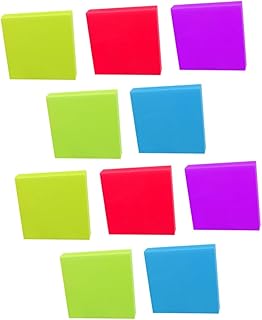 SEWACC Mini Reborn Dolls 10 Pcs DIY Rubber Brick DIY Rubber Stamps Brick Rubber Brick for DIY Material Carved Rubber Brick for Stamp Square Tool Bath Bomb Mould