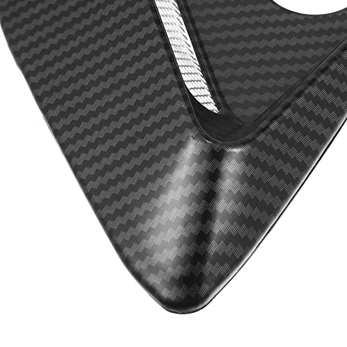Image of uxcell 2pcs Carbon Fiber Pattern Self-adhensive Car Air Flow Intake Grille Side Cover Sticker