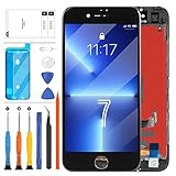 Screen Replacement for iPhone 7 A1660 A1778 A1779 4.7inch LCD Dispaly 3D Touch Screen Digitizer Assembly with Repair Tools Kit for iPhone 7 LCD Black