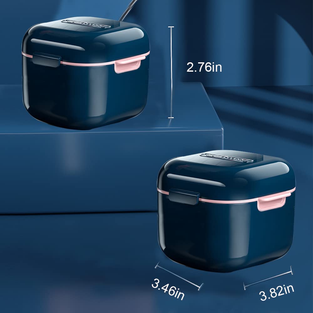 Denture Cleaning Case Dental Retainer Container Soaking - View #4