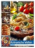Kulinarische Welten (Wandkalender 2026 DIN A3 hoch), CALVENDO Monatskalender: Der kulinarische Kalender, bringt die leckersten Momente des Jahres direkt an deine Wand. (CALVENDO Lifestyle)